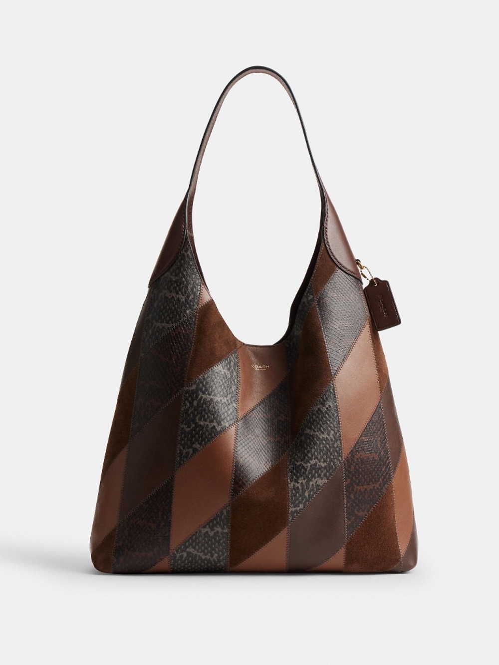 Brooklyn Shoulder Bag 39 With Snakeskin Patchwork